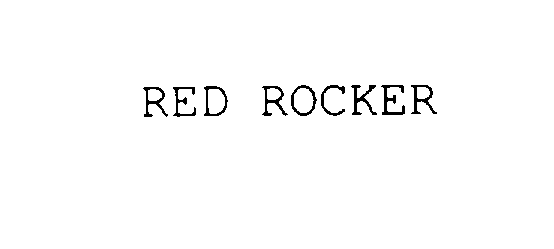  RED ROCKER