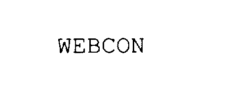 Trademark Logo WEBCON