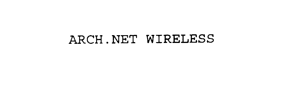  ARCH.NET WIRELESS