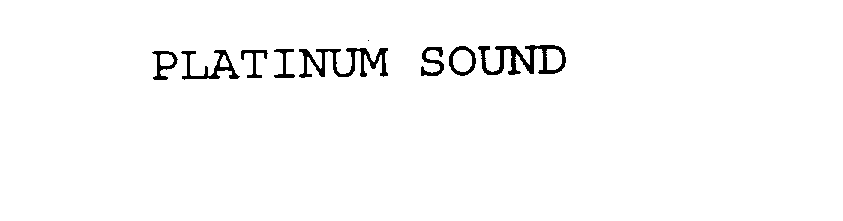  PLATINUM SOUND