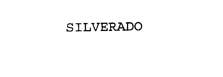 Trademark Logo SILVERADO