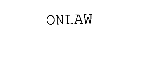 Trademark Logo ONLAW