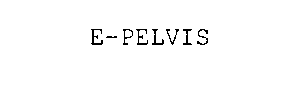 Trademark Logo E-PELVIS