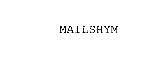  MAILSHYM