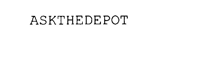 Trademark Logo ASKTHEDEPOT