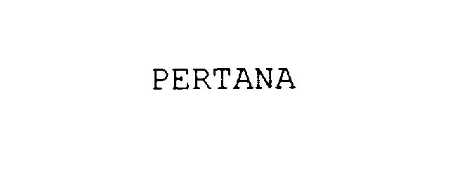  PERTANA