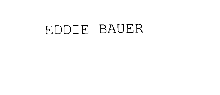 Trademark Logo EDDIE BAUER