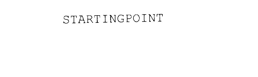 Trademark Logo STARTINGPOINT