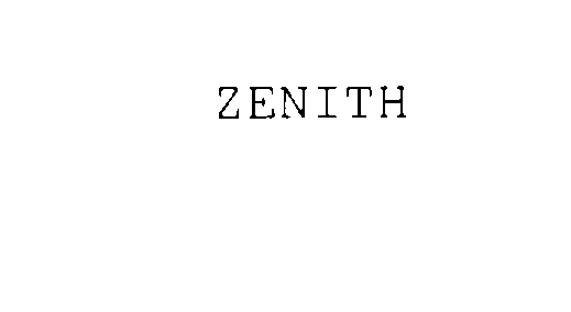  ZENITH