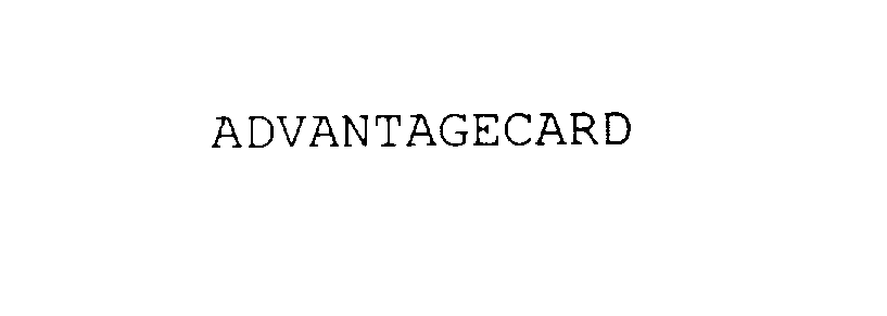 Trademark Logo ADVANTAGECARD