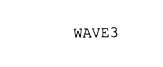 Trademark Logo WAVE3