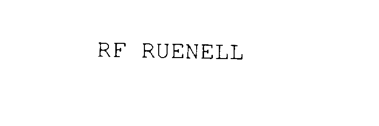  RF RUENELL