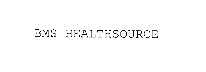  BMS HEALTHSOURCE