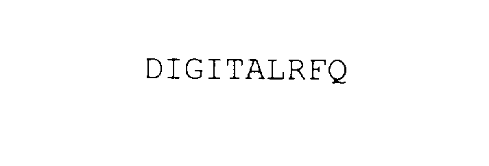 Trademark Logo DIGITALRFQ