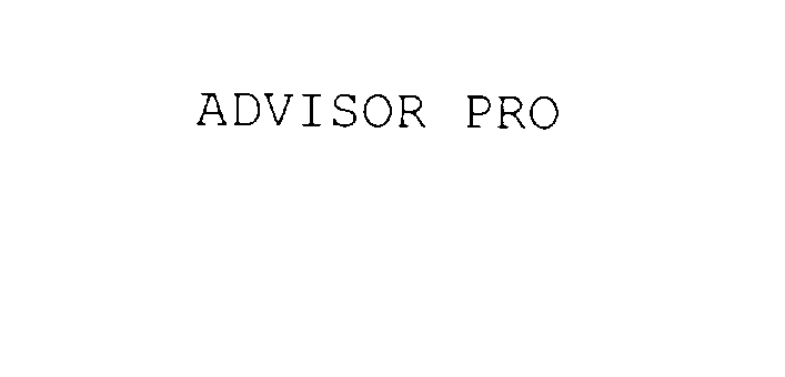  ADVISOR PRO