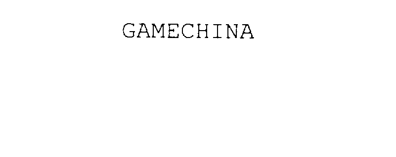 Trademark Logo GAMECHINA