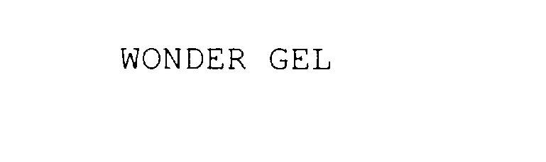 WONDER GEL