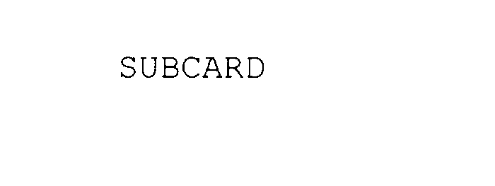 SUBCARD