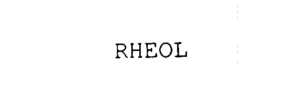  RHEOL