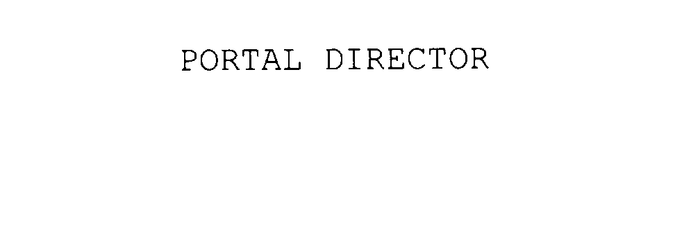 Trademark Logo PORTAL DIRECTOR