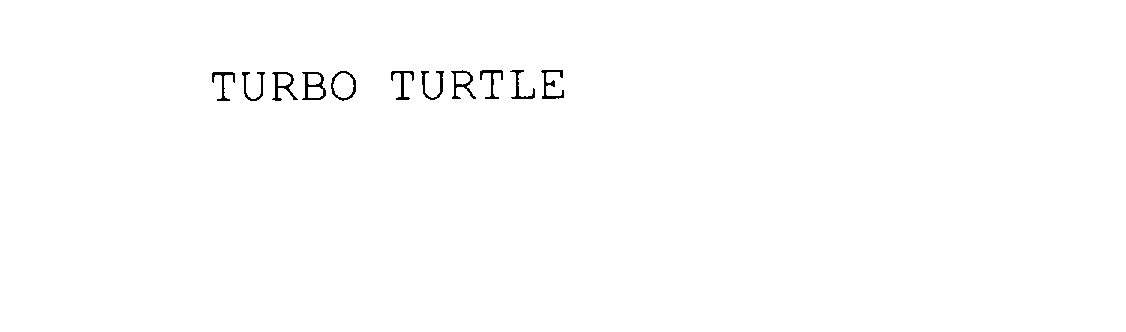 Trademark Logo TURBO TURTLE