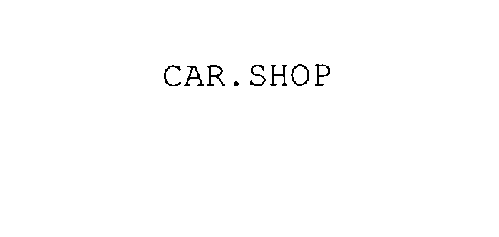  CAR.SHOP