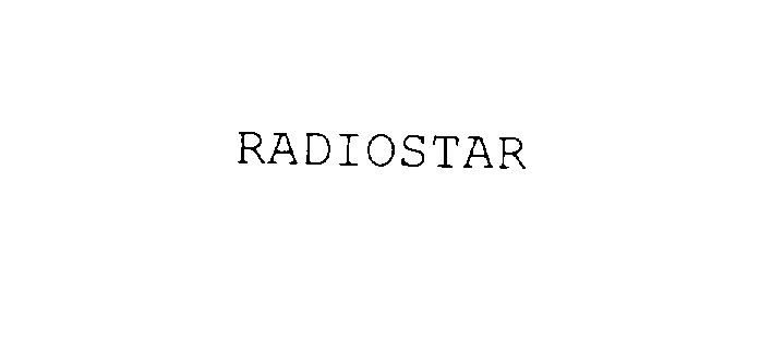 Trademark Logo RADIOSTAR