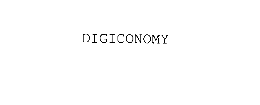 Trademark Logo DIGICONOMY