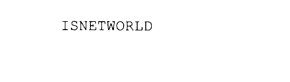 ISNETWORLD