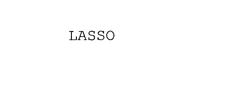 Trademark Logo LASSO