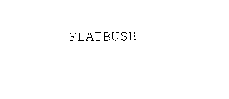 Trademark Logo FLATBUSH
