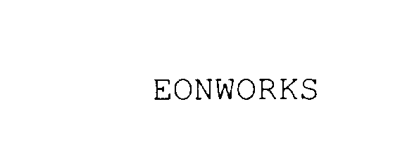 Trademark Logo EONWORKS