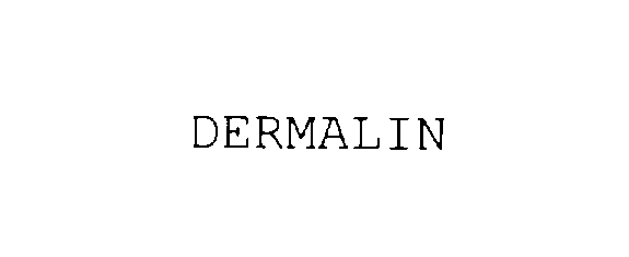 Trademark Logo DERMALIN