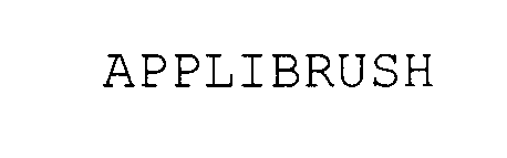 Trademark Logo APPLIBRUSH
