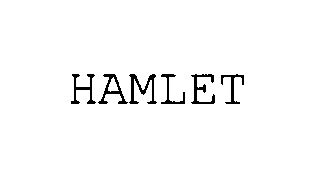 Trademark Logo HAMLET