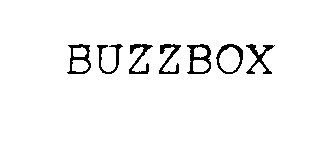 Trademark Logo BUZZBOX