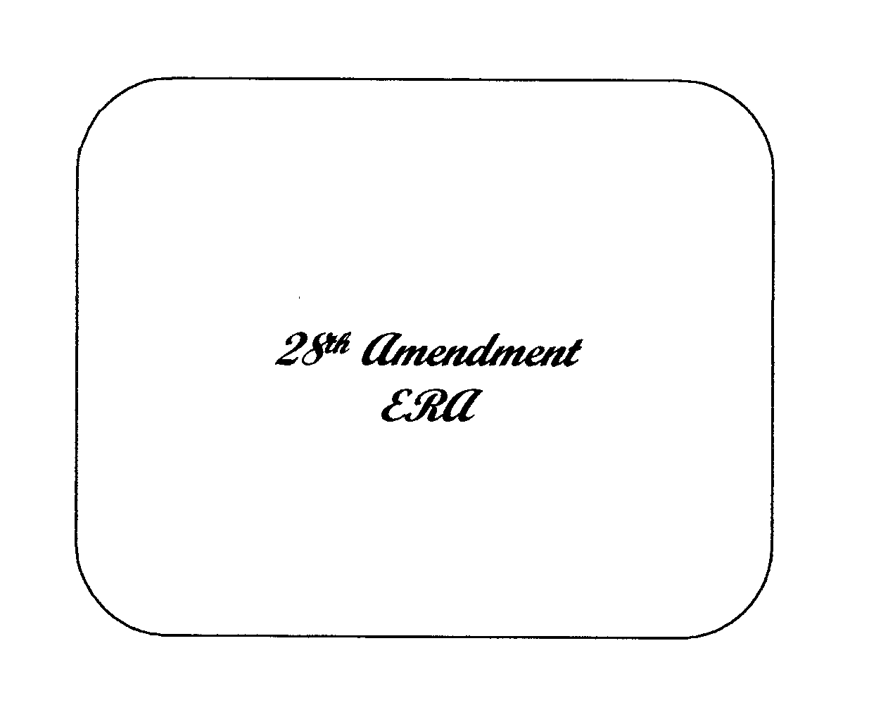 Trademark Logo TWENTY-EIGHTH AMENDMENT ERA