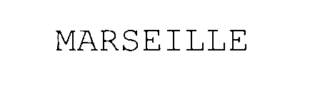 Trademark Logo MARSEILLE