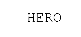 Trademark Logo HERO