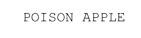 Trademark Logo POISON APPLE