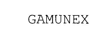Trademark Logo GAMUNEX