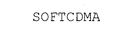 Trademark Logo SOFTCDMA
