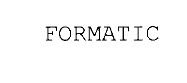 Trademark Logo FORMATIC