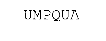 Trademark Logo UMPQUA