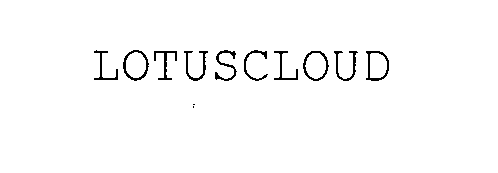 Trademark Logo LOTUSCLOUD
