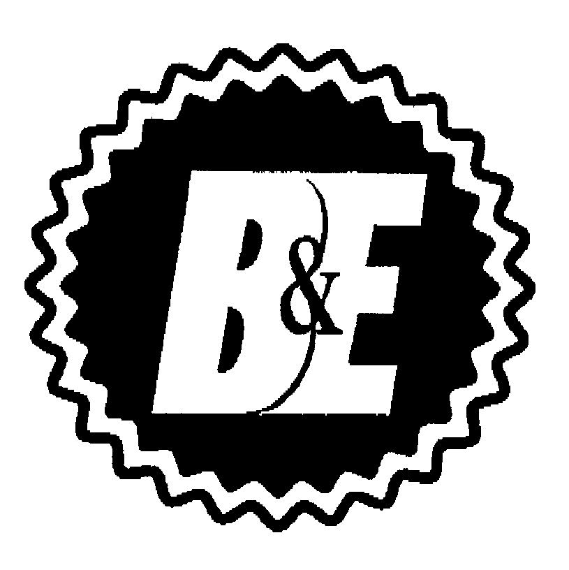 Trademark Logo B&E