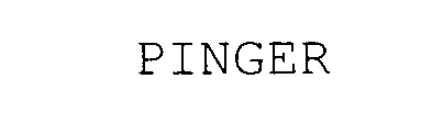 Trademark Logo PINGER