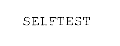 Trademark Logo SELFTEST