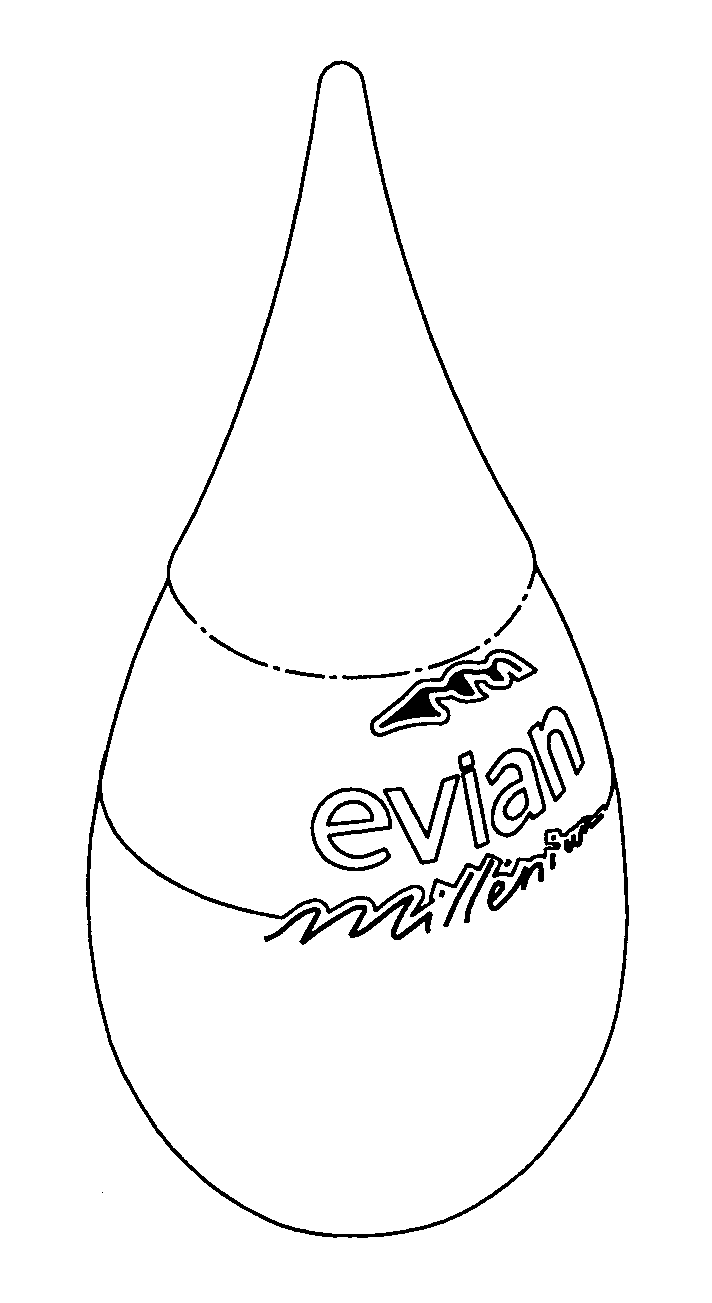 Trademark Logo EVIAN MILLENIUM
