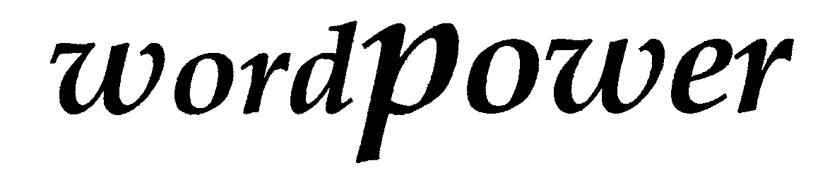 Trademark Logo WORDPOWER